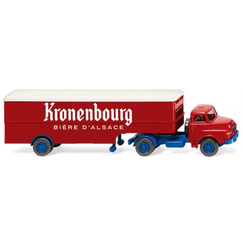 Saviem Koffersattelzug, Kronenbourg Biere D' Alsace, (Brauerei Frankreich)