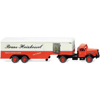 Henschel Hauber Koffersattelzug Bruns Heizkessel, Baujahr 1955-61