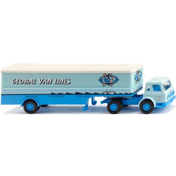 Int. Harvester US-Koffersattelzug Global van Lines, US-Umzugsexperte, Baujahr 1962-1979