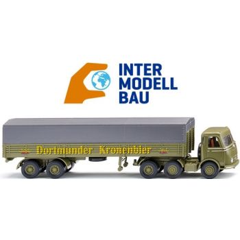 Mercedes-Benz Pritschen-/Planen-Biersattelzug, Dortmunder Kronenbier