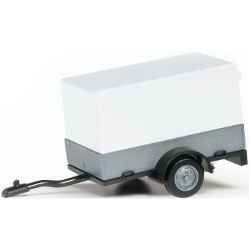 PKW-Anhänger mit Plane 1achs, weiß