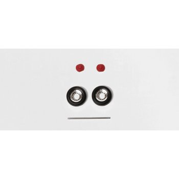 Breitreifen LKW Vorderachse chrom/rot