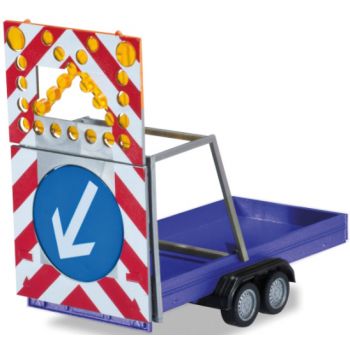 Verkehrssicherungsanhänger, ultramarinblau