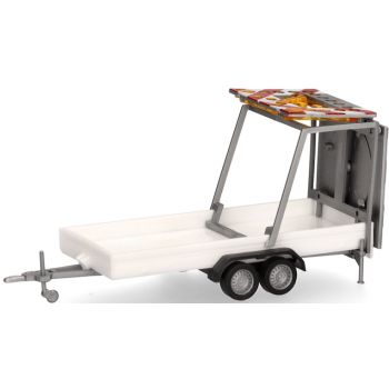 Verkehrssicherungsanhänger 2achs, weiß