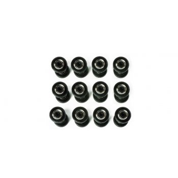 Reifen für Auflieger (chrom/schwarz, 12 Sätze)