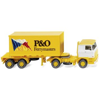 DAF Containersattelzug 20', P&O Ferrymasters, Linienverkehr England - Kontinent, Baujahr 1980-84