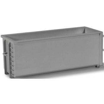 Abrollmulden, grau, 2 Stück