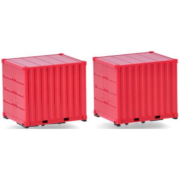 Container 2x 10ft, rot