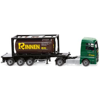 MAN TGX Euro 6c, Tankcontainersattelzug 20, Spedition RINNEN - Moers