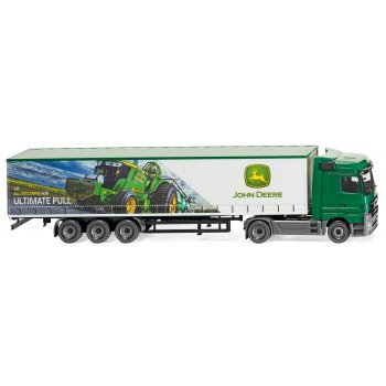 Mercedes-Benz Actros Gardinenplanensattelzug, John Deere