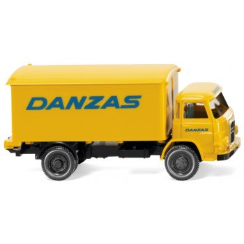 MAN 415, Koffer-LKW, Spedition DANZAS, gelb