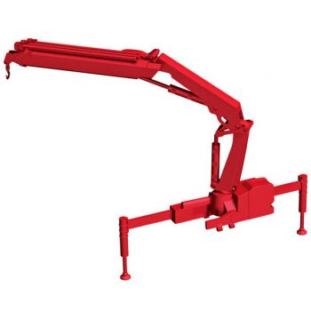 Hiab Ladekran X-HIPRO 232 E-3 mit Haken, rot