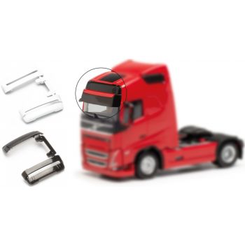 Zubehör Sonnenblende groß Volvo FH GL XL 2020, 4-mal schwarz und 4-mal weiß