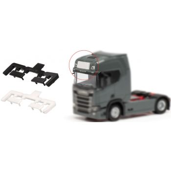 Zubehör Leuchtkasten einteilig, 6x weiß, 2x schwarz