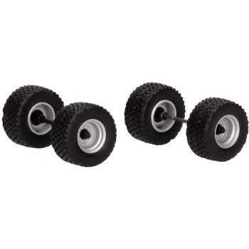 Zubehör Radsätze Krampe BigBody 650, silber/schwarz, (6 Radsätze in Einzelteilen)