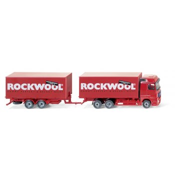 Mercedes-Benz Actros, Wechselkoffer-Zentralachshängerzug, Rockwool