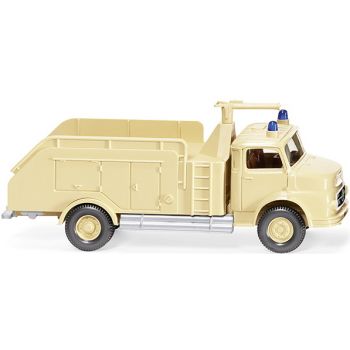 Mercedes-Benz Rundhauber, Feuerwehr Tanklöschfahrzeug, Rosenbauer Flugfeldveteran im Wüsteneinsatz, Baujahr 1969-71