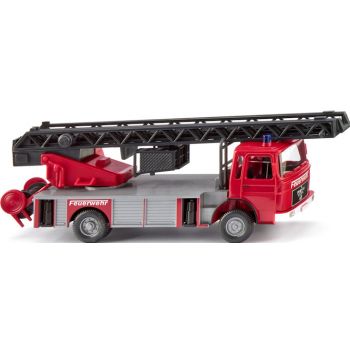 MAN Metz DLK 23-12, Feuerwehr Drehleiter, rot, Baujahr 1967-1972