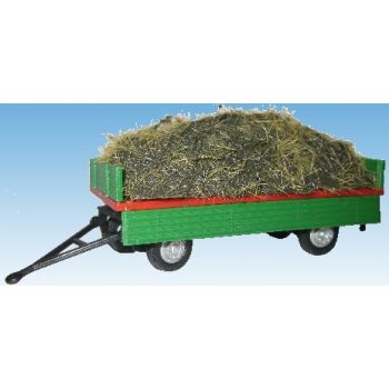 Pritschenanhänger mit handgefertigter Mistladung