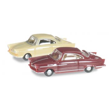 NSU Sport-Prinz (2er Set), grünbeige / weinrot