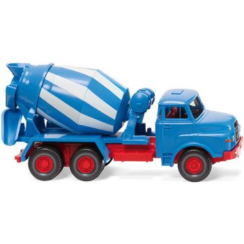 MAN Hauber Betonmischer 3achsig, blau/weiß, Baujahr 1969-94