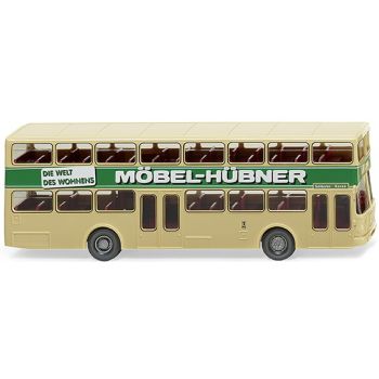 MAN SD 200 Doppeldecker-Omnibus BVG Berlin, Möbel-Hübner - Die Welt des Wohnens, Baujahr 1973-85