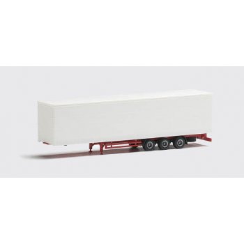 Lowliner Gardinenplanenauflieger, weiß