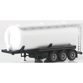 Feldbinder Siloauflieger 42 cbm, Chassis schwarz