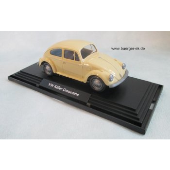 VW Käfer Limousine yukongelb, Maßstab 1:40