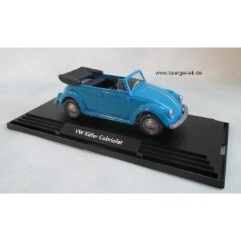 VW Käfer Cabriolet hellblau, Maßstab 1:40