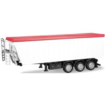 Stöffelliner Kippauflieger, weiß mit roter Plane