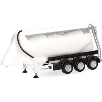 Feldbinder Eutersiloauflieger 35cbm 3achs, weiß