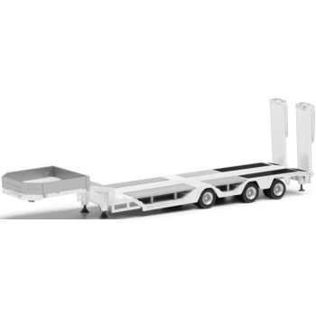 Goldhofer-Allrounder-Auflieger 3achs, weiß