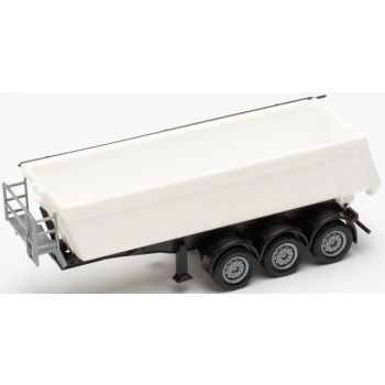 Schmitz Cargobull Kippauflieger mit Stahlmulde, weiß