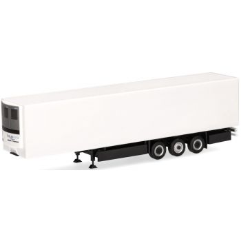 Krone E-Trailer Kühlkofferauflieger 3achs, weiß