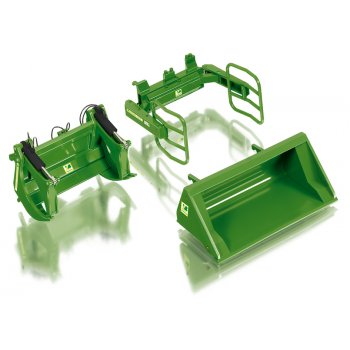 Frontlader Werkzeuge - Set A John Deere, grün