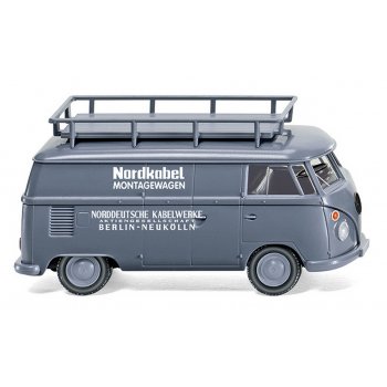VW T1 Kastenwagen, Nordkabel Montagewagen, taubenblau