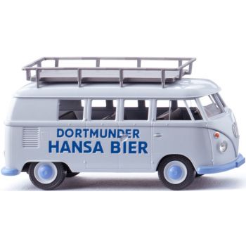 VW T1 Bus mit Dachträger, Dortmunder HANSA Bier, Baujahr 1963-1967