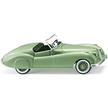 Jaguar XK 120, blassgrün, Baujahr 1948-1954