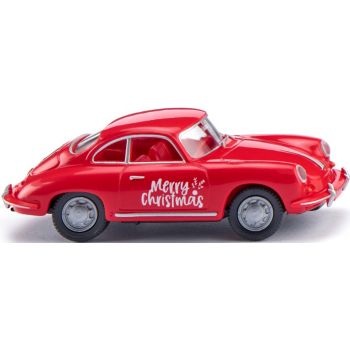 Porsche 356 - Merry Christmas, Weihnachtsmodell, Schneller Weihnachtsmann auf Tour, rot, Baujahr 1961-1965