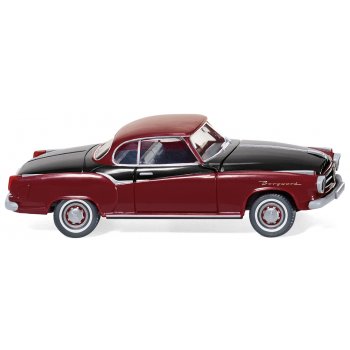 Borgward Isabella Coupé, purpurrot/schwarz