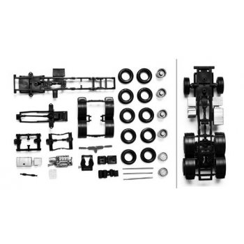 Zugmaschinen-Fahrgestell Scania 3-achs Allrad (2 Stück)