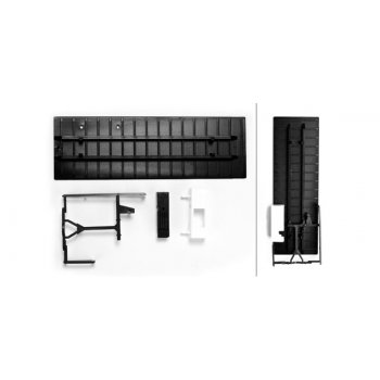 Kofferbodenplatte (7,45 m) mit Unterflurkühlaggregat und Unterfahrschutz, 2 Stück