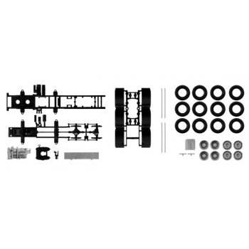 Fahrgestell 4-achs Volvo Schwerlastzugmaschine, (2 Stück)