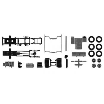 DAF XF 2017 Fahrgestell 2achsig mit Chassisverkleidung 2-achs, 2 Stück