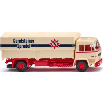 Büssing BS 16 L, Pritsche/Plane LKW, Gerolsteiner Sprudel
