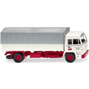 Büssing BS 16L Pritschen/Plane-LKW, Bruns Heizungslieferant, Baujahr 1971-1973