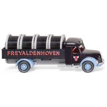 Magirus S 7500, Pritschen-LKW beladen mit Kabeltrommeln, Freyaldenhoven