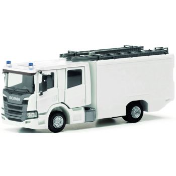 Teileservice Scania CrewCab Löschfahrzeug, weiß, 2 Stück