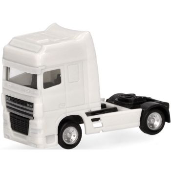 Teileservice Zugmaschine 2achs DAF 95 XF SSC, weiß, 2 Stück, Spur N
